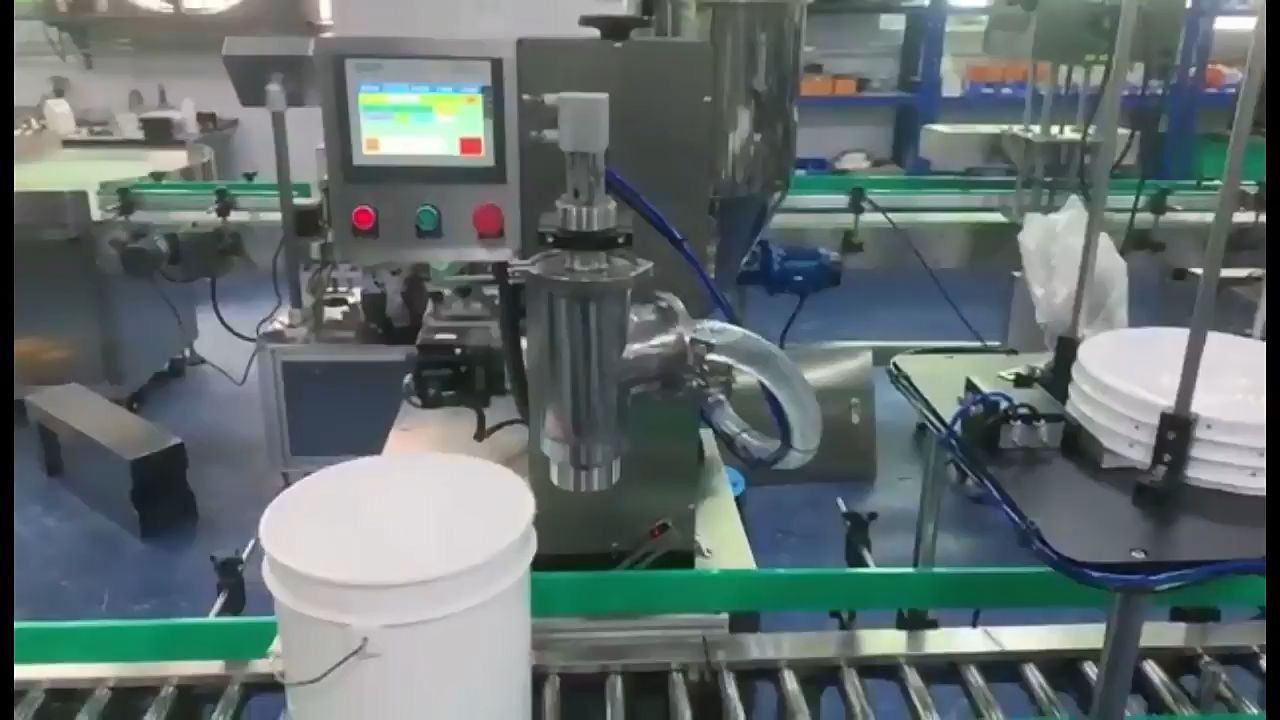 Máquina automática de envase de óleo lubrificante para tambores de óleo de grande volume