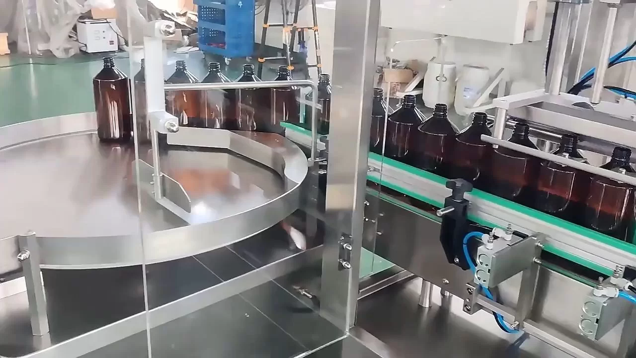 Automatic Cream Lotion Soy Sauce Jam Filling Capping Machine