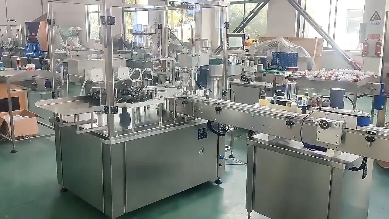 Automatic Essential Oil Body Oil 2 Head Liquid Filling Capping Machine