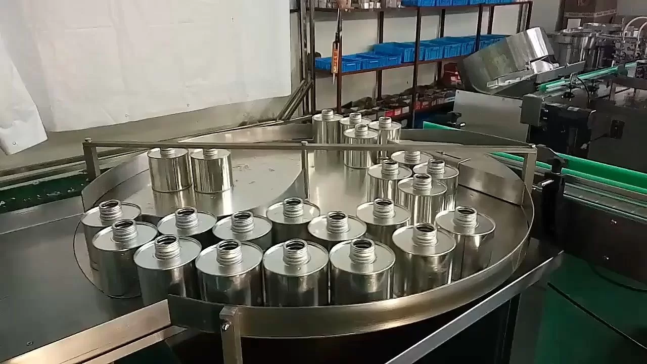 Otomatik Sanayi Pvc Yapıştırıcı Yüksek Viskoziteli Tutkal Dolum Makinesi