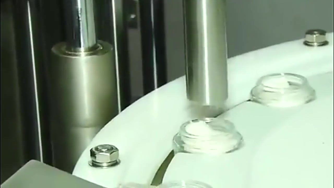 Máquina rotativa automática para encher e tampar o corpo com creme cosmético