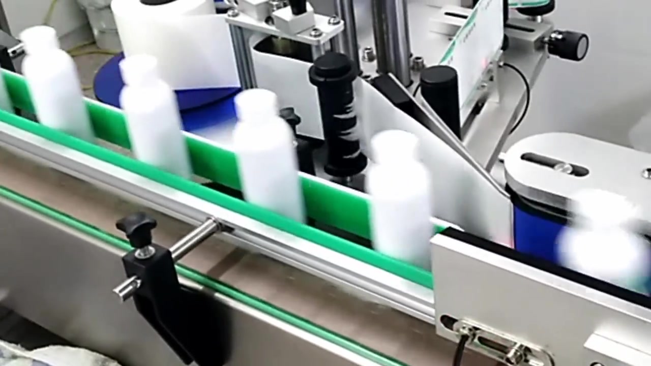 Mesin Pelabelan Botol Bulat Otomatis Dengan Printer Kode Tanggal