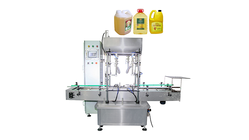 Automatic Two Nozzle Car Oil Bottle Fluid Lubricating Oil Filling Line