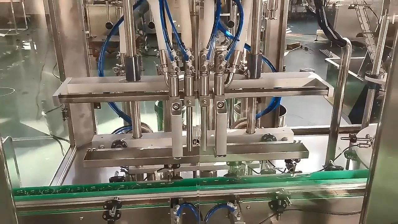 Automatische volumetrische Kolben-Ketchup-Füllmaschine für scharfe Saucen