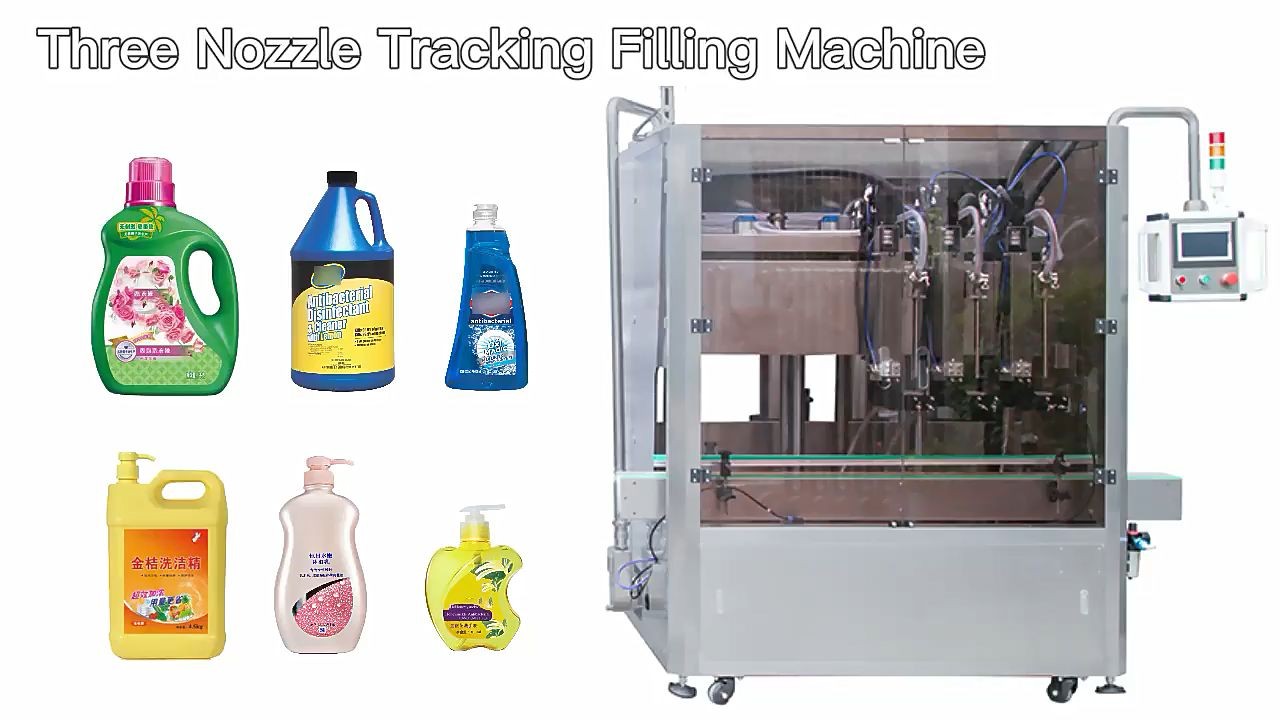 Автоматска волуметриска машина за полнење течни шишиња за шампон за дебел крем