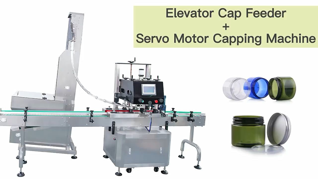 Capper Equipment Lotion Ointment Plastic Bottle Screw Capping Machine