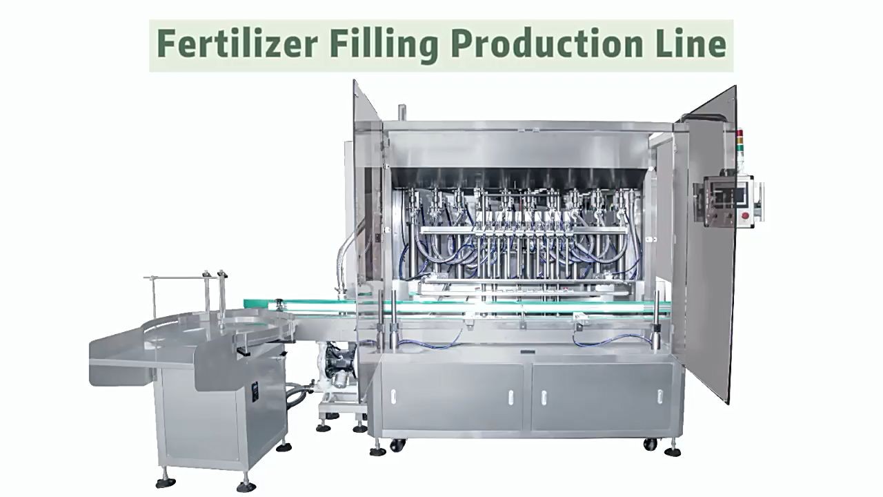 Chemical Liquid 8 Heads Fertilizer Piston Filling Capping Machine