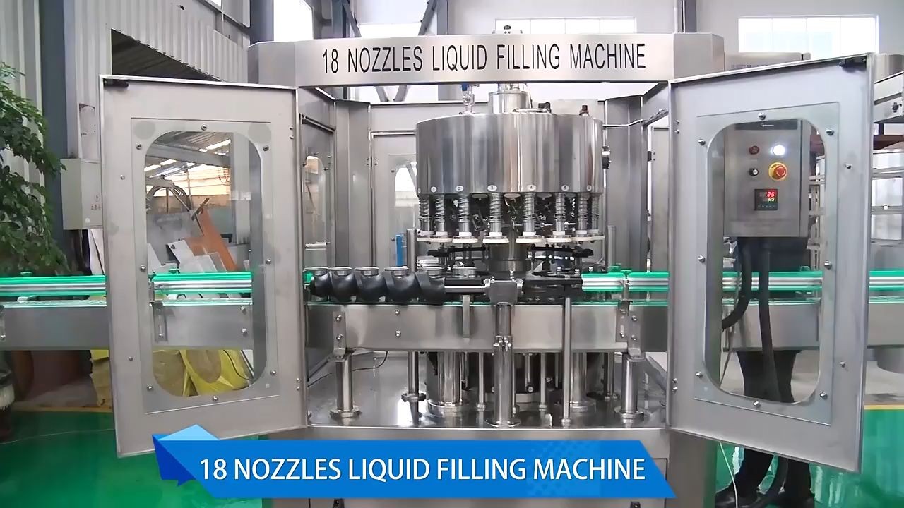 Máquina de llenado de latas de agua potable embotellada completamente automática