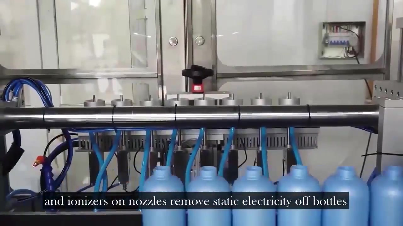 Machine de remplissage de shampooing de bouteille en plastique entièrement automatique