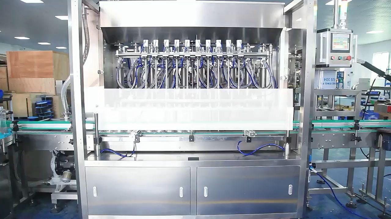 काचेची बाटली फेस क्रीम क्लीन्सर शैम्पू सौंदर्य प्रसाधने भरण्याचे मशीन