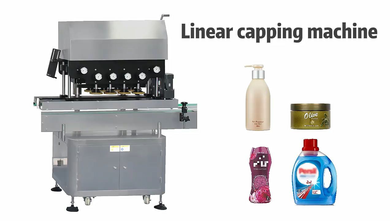 Glass Bottle Plastic Screw Capping Machine