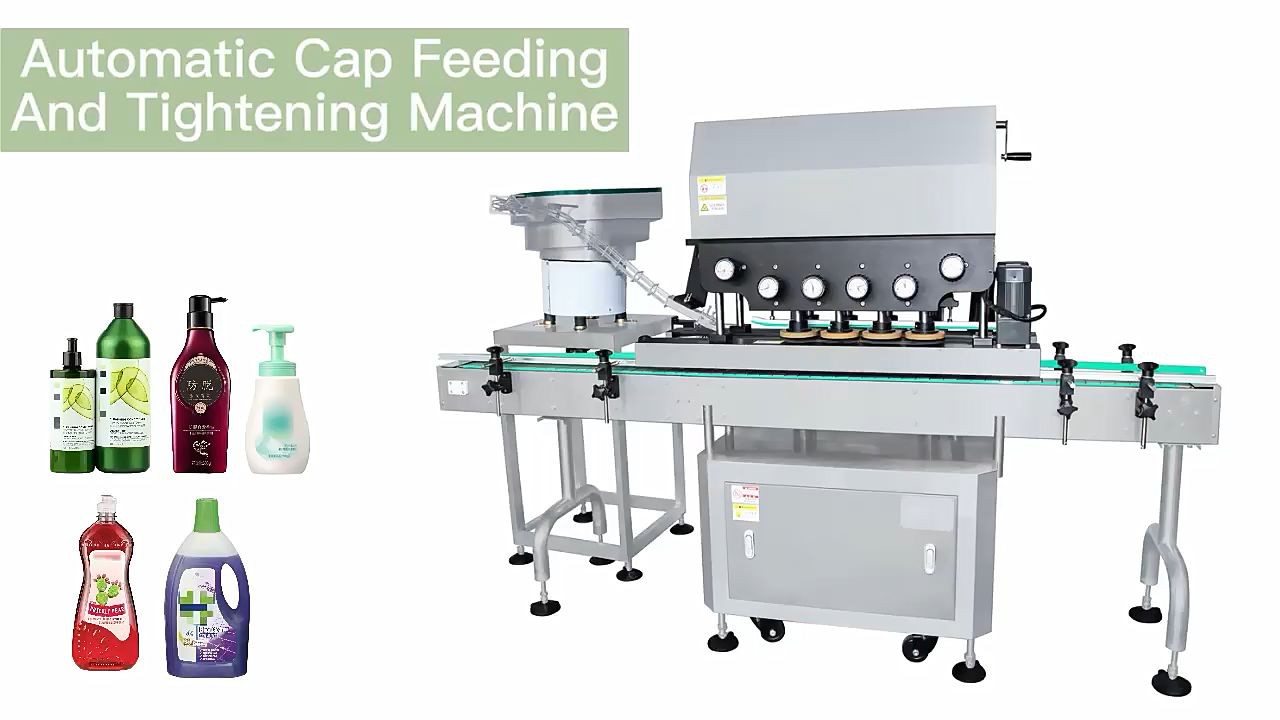 Pump Disc Bottle Capper Flat Bottle Cap Screw Capping Machine