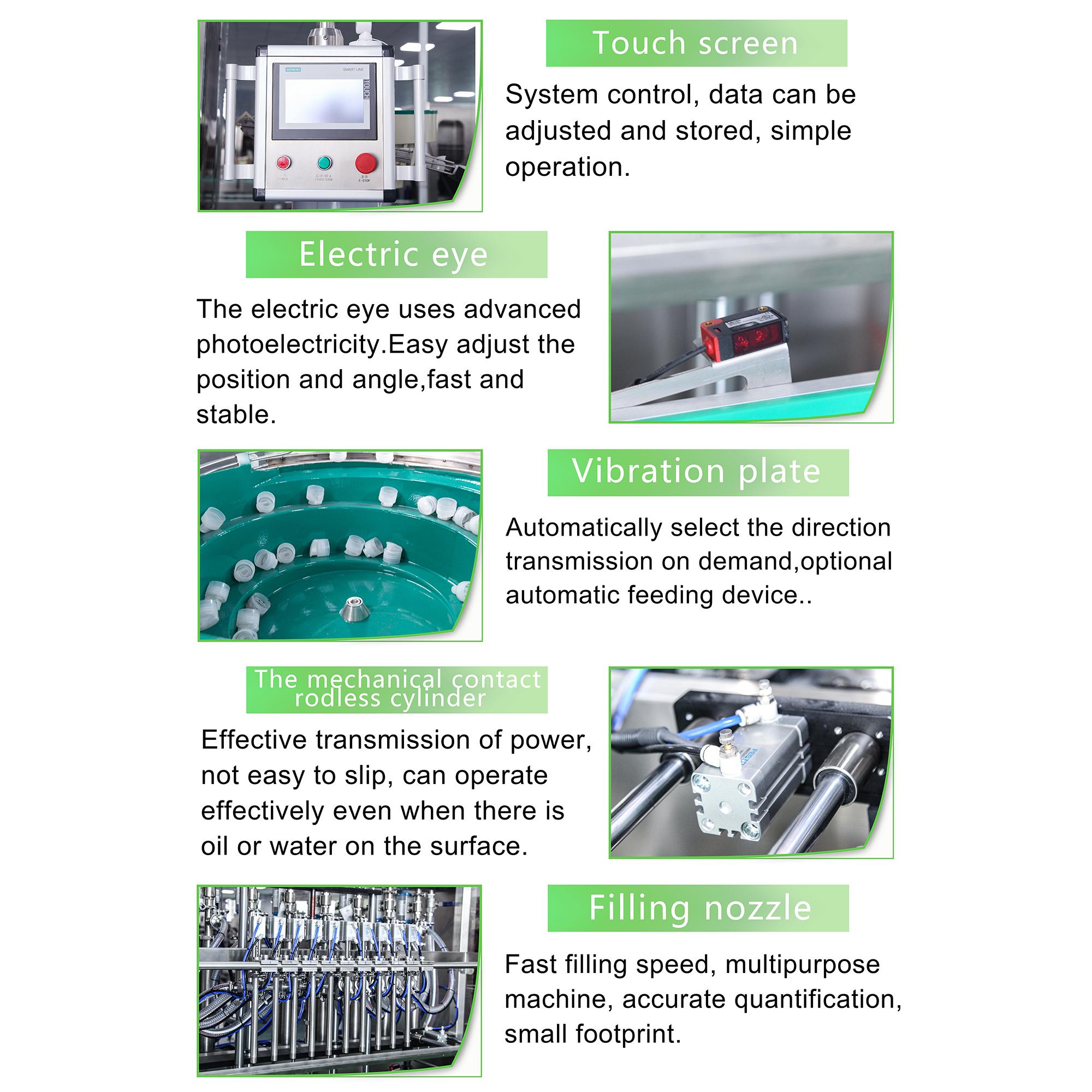 Otomatik 4 Kafa Acı Biber Sos Salata Sos Hardal Dolum Makinası Otomatik 4 Kafa Acı Biber Sos Salata Sos Hardal Dolum Makinası