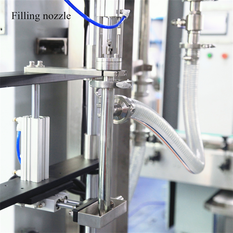 Cyfrol Fawr Awtomatig Olew Drum Lube Peiriant Llenwi Poteli Olew