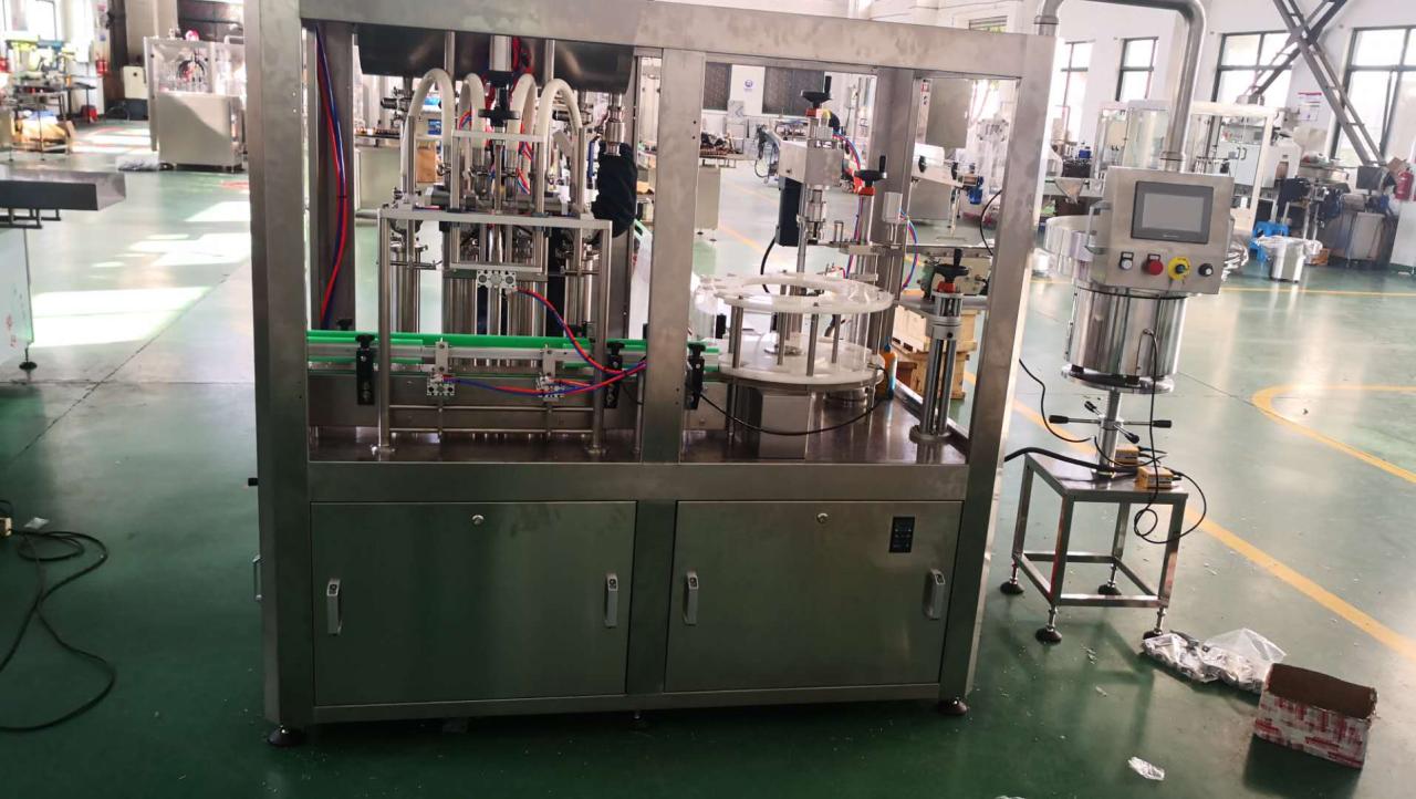 Automatic E-Juice Fruit juice Bottle Filling And Capping Machine Automatic E-Juice Fruit juice Bottle Filling And Capping Machine