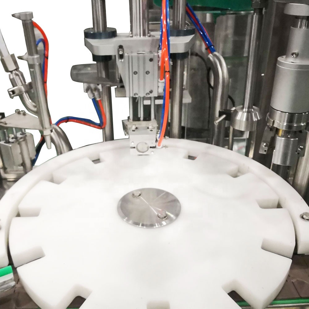 เครื่องปิดฝาขวดซอสร้อนเชิงเส้นอัตโนมัติ