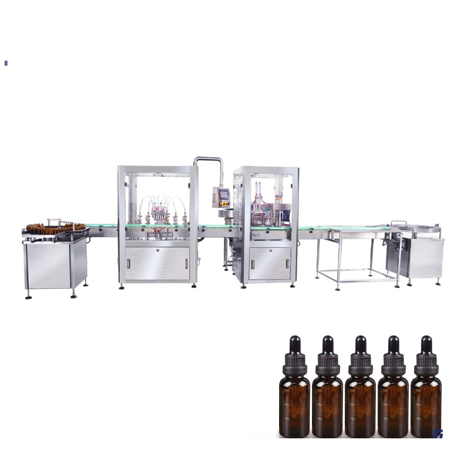 เครื่องปิดฝาขวดซอสร้อนเชิงเส้นอัตโนมัติ