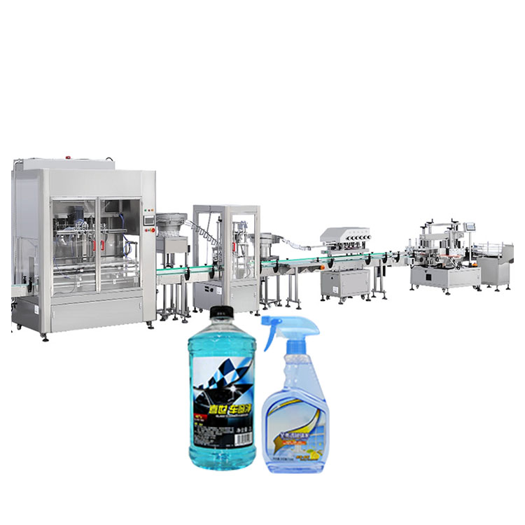 علبة جيري الخطية الأوتوماتيكية آلة تعبئة الجاذبية السائلة