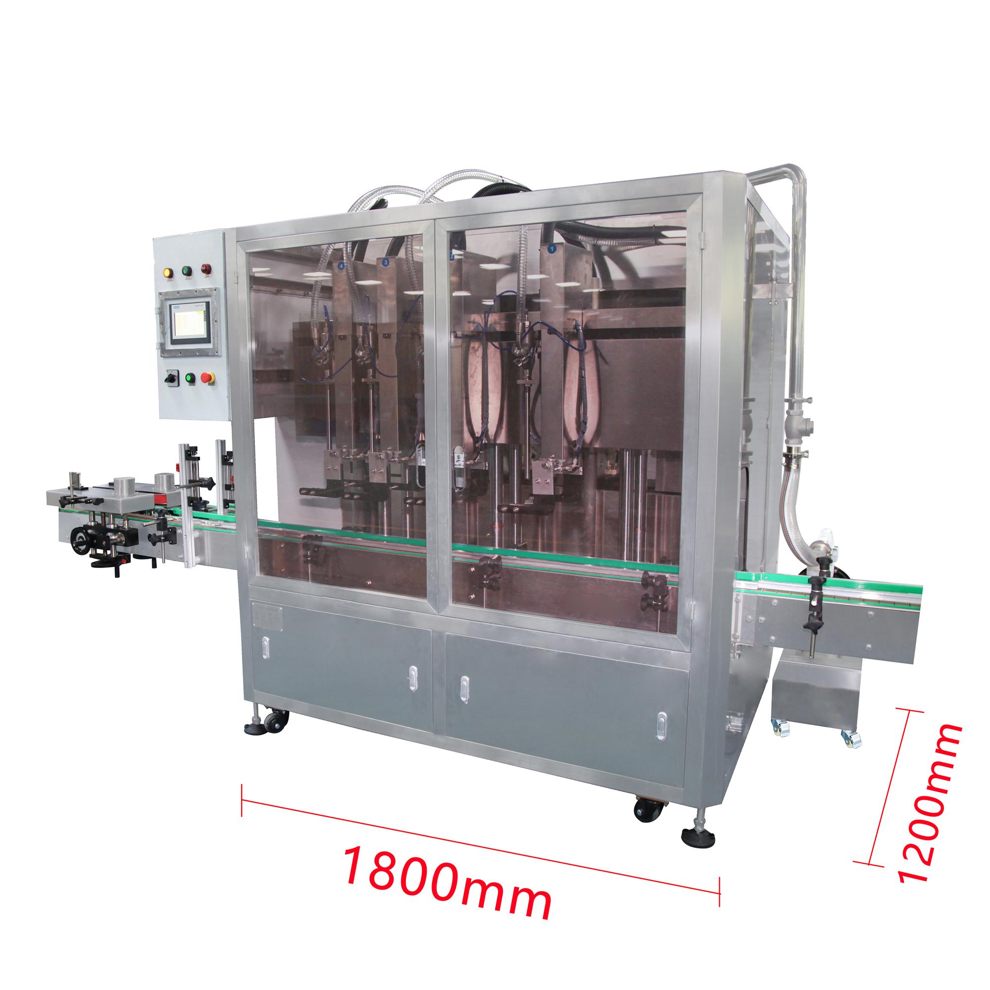 দৈনিক রাসায়নিক পুরু লিকুইড লোশন শ্যাম্পু পিস্টন ফিলিং মেশিন