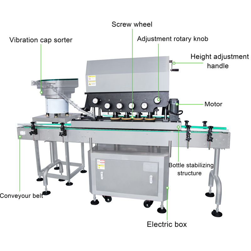 משאבת דיסק מכסה בקבוק מכסה בקבוק שטוח מכונת מכסה בורג משאבת דיסק מכסה בקבוק מכסה בקבוק שטוח מכונת מכסה בורג